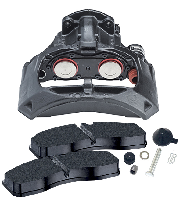 RDB003783XHD Brake Caliper with Pads Reman Haldex product